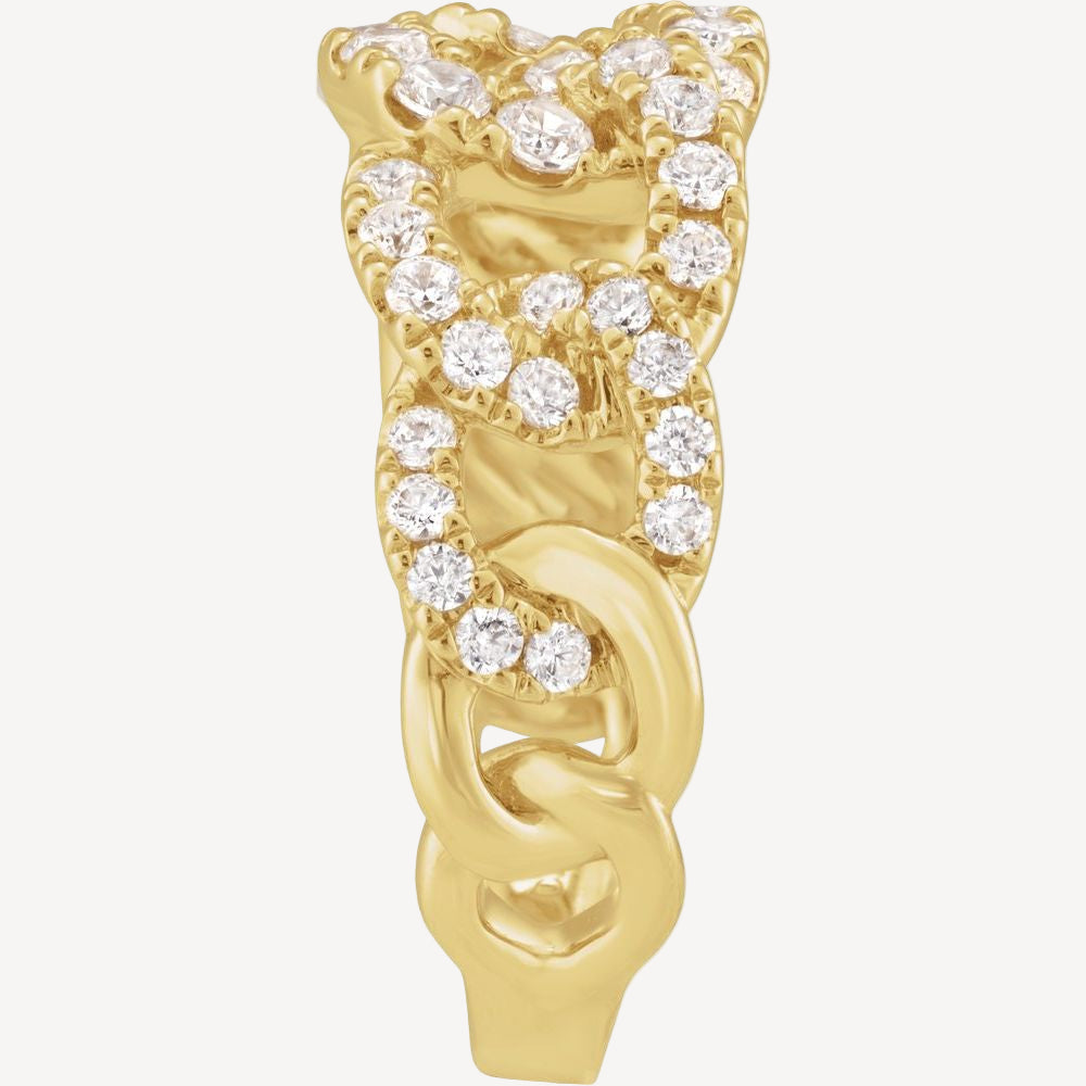 Diamond Link Ring