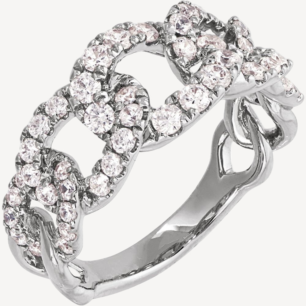 Diamond Link Ring
