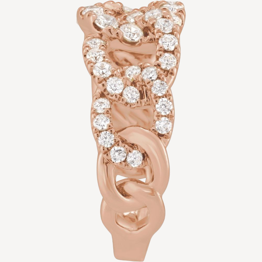 Diamond Link Ring