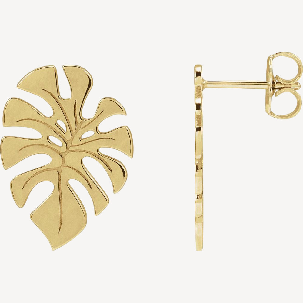Kauai Monsterra Earrings