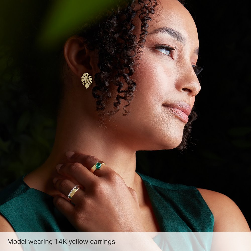 Kauai Monsterra Earrings
