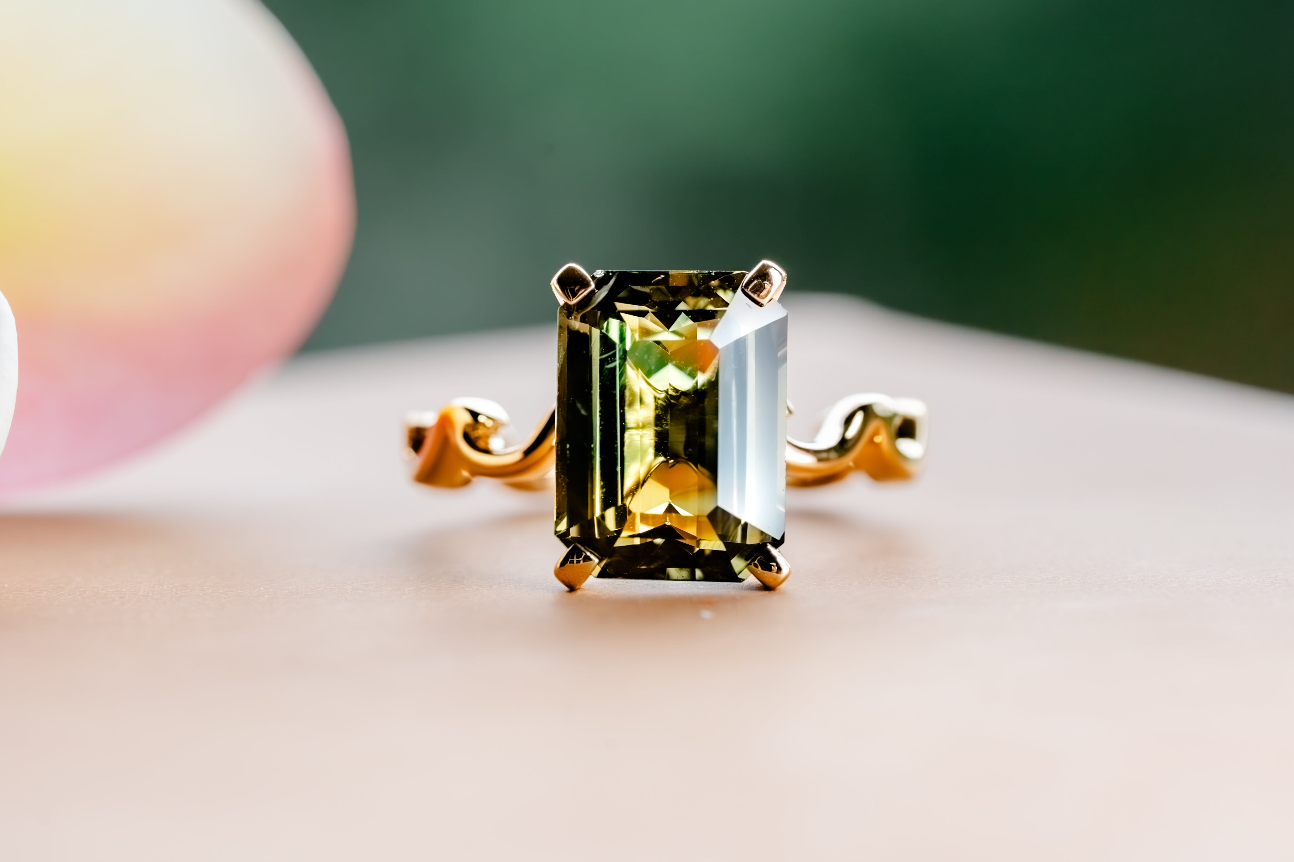 Golden Waves Ring