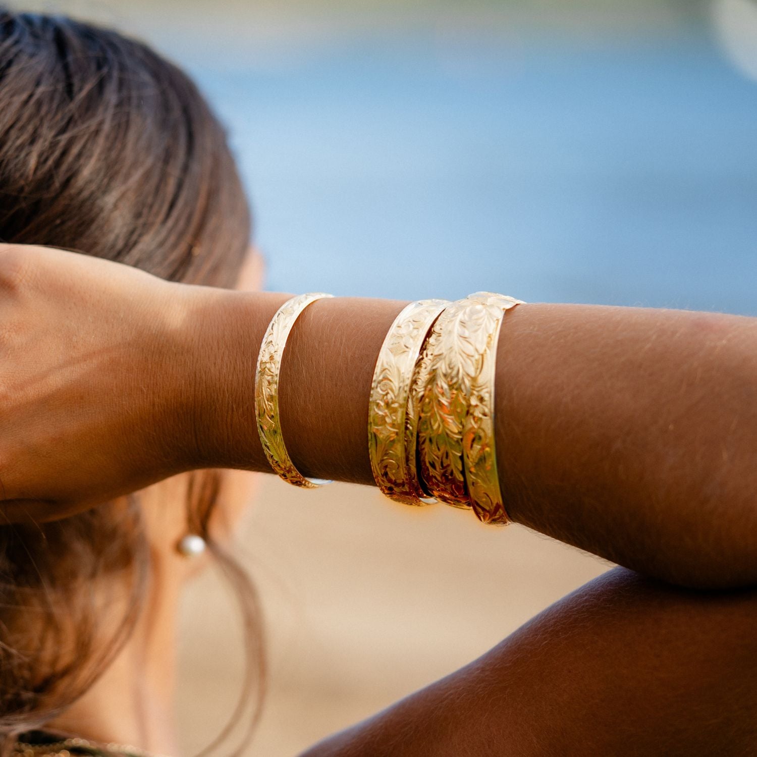 Custom Hawaiian Heirloom Bangle