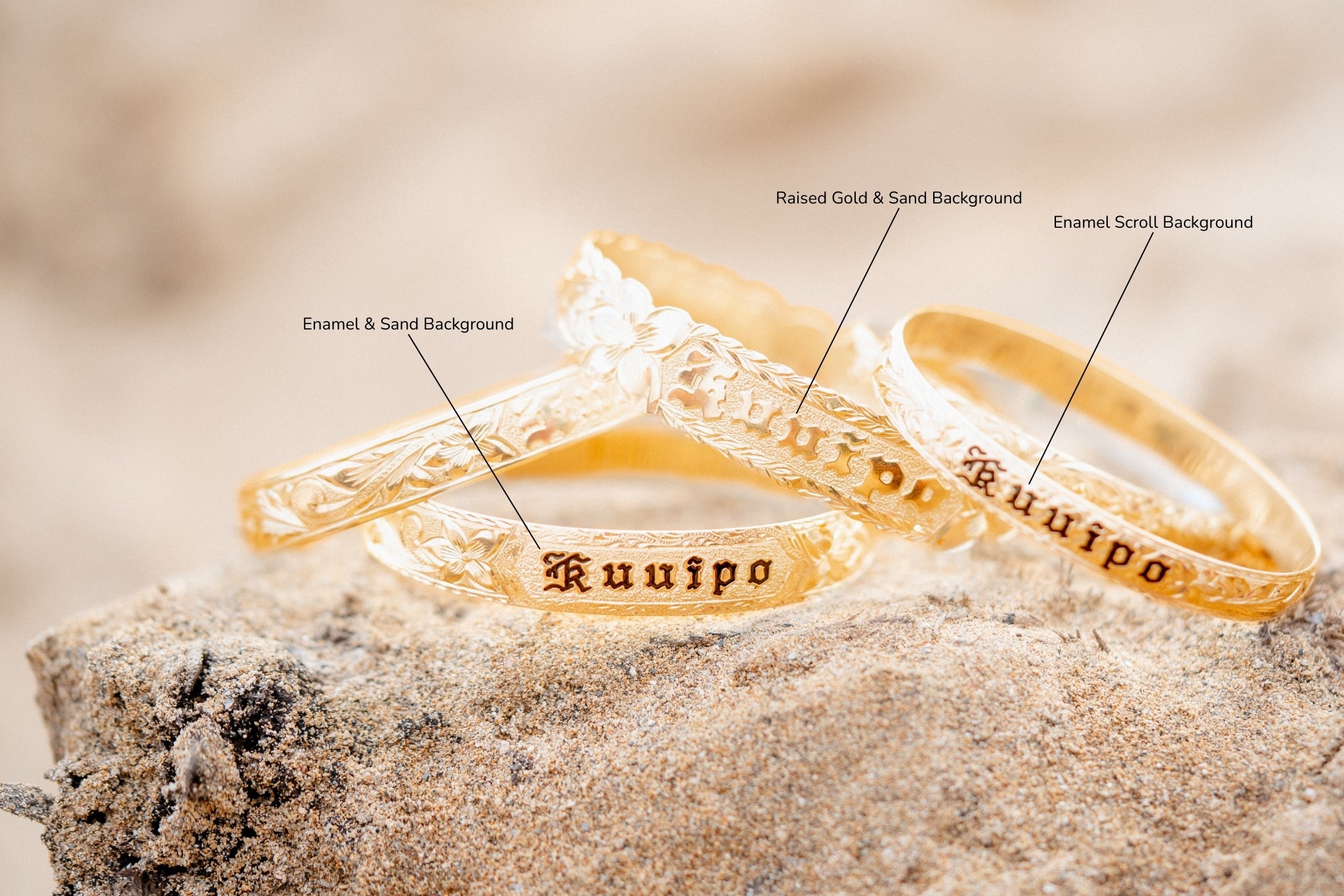 Custom Hawaiian Heirloom Bangle