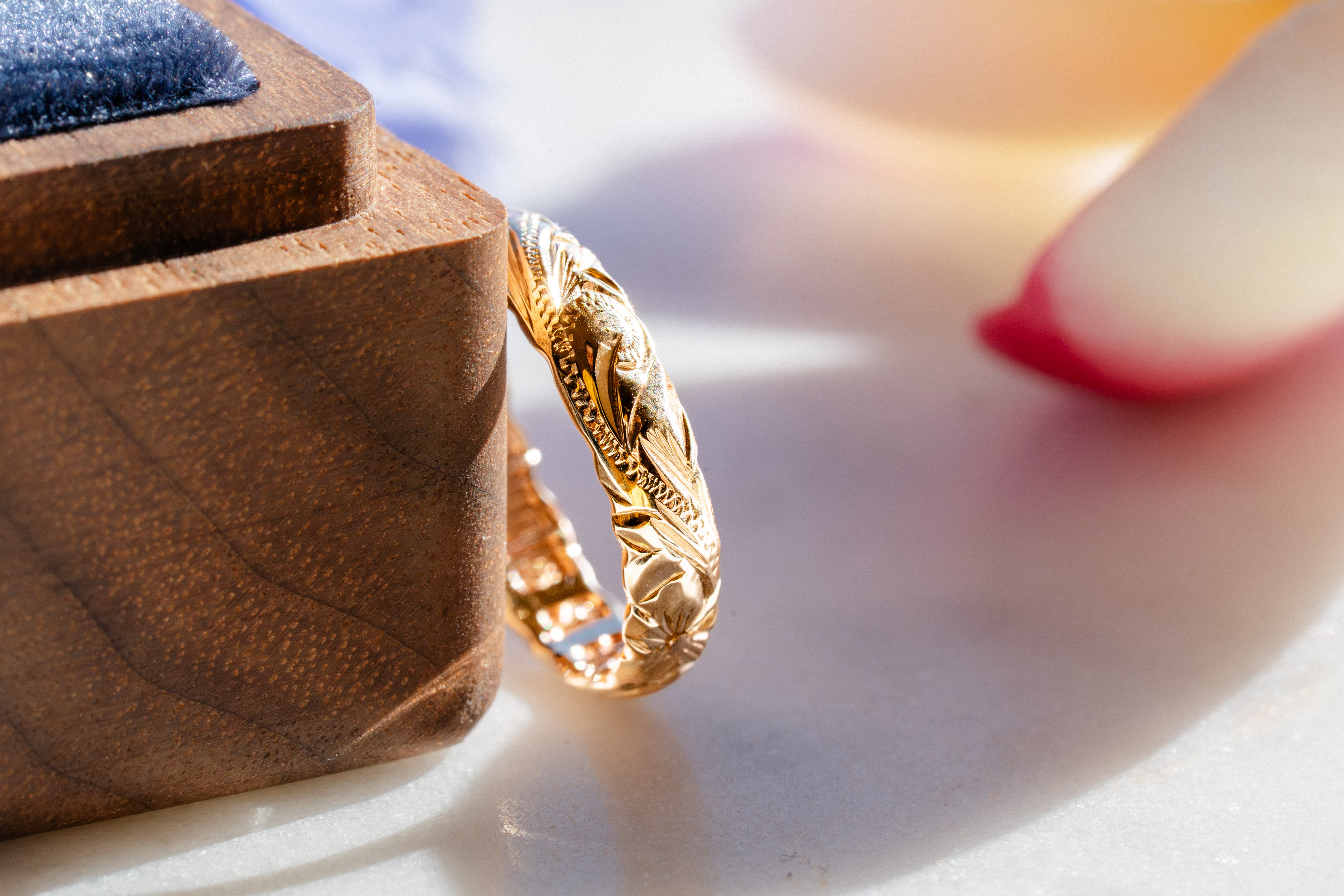 Custom Hawaiian Heirloom Wedding Band