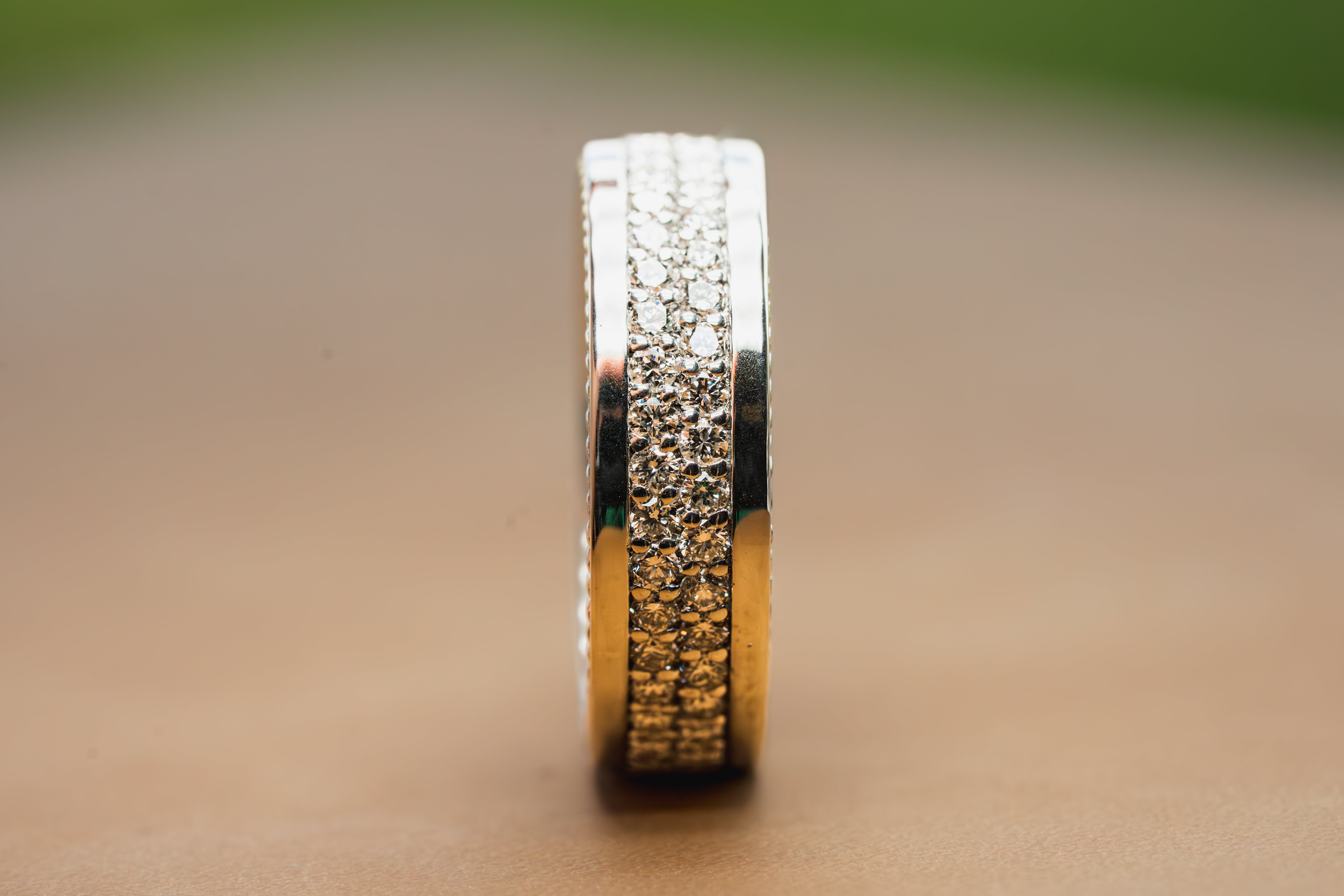 Custom Mens Diamond Wedding Band