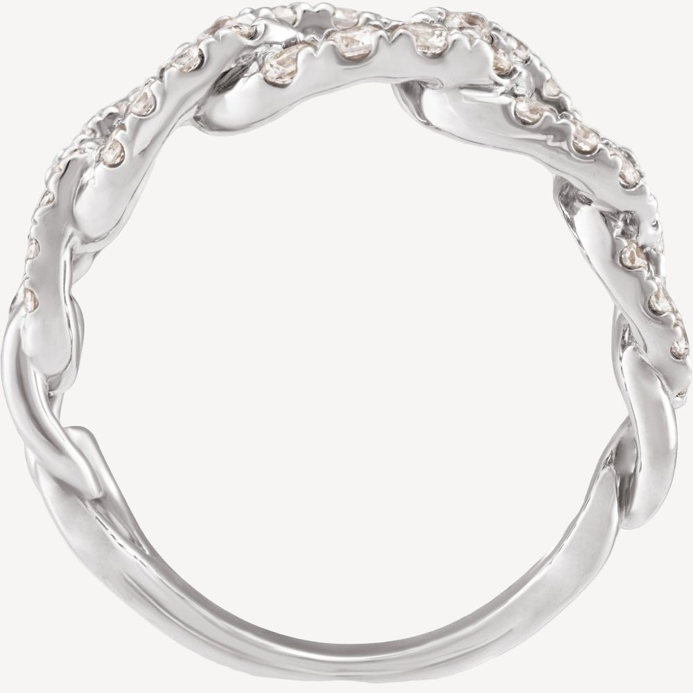 Diamond Link Ring