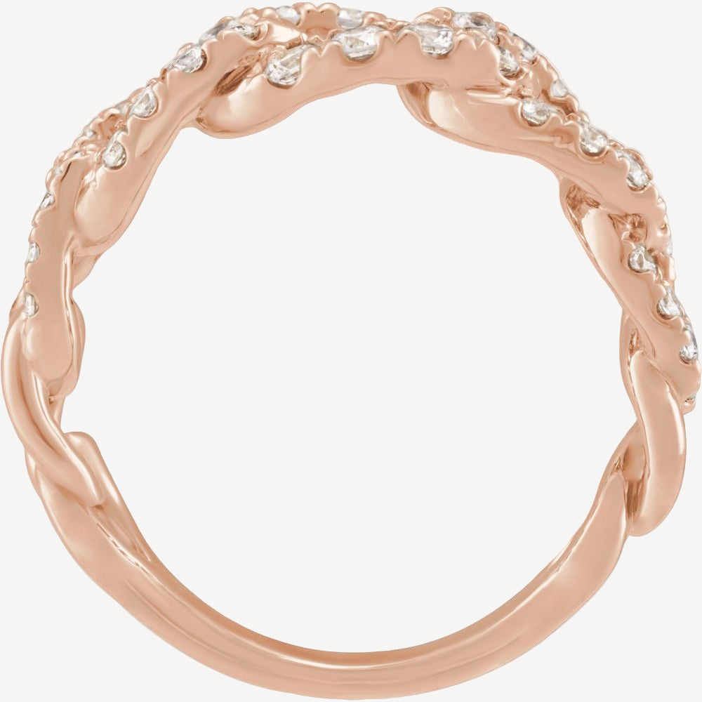 Diamond Link Ring