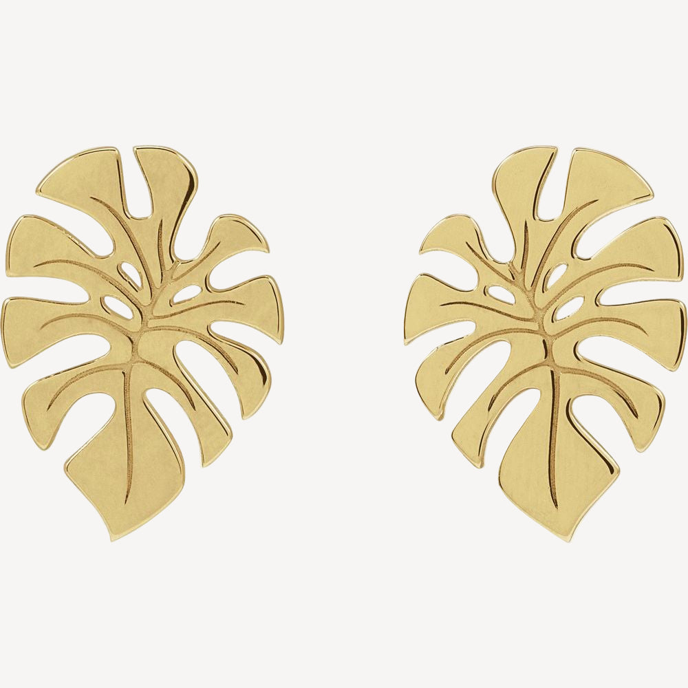Kauai Monsterra Earrings