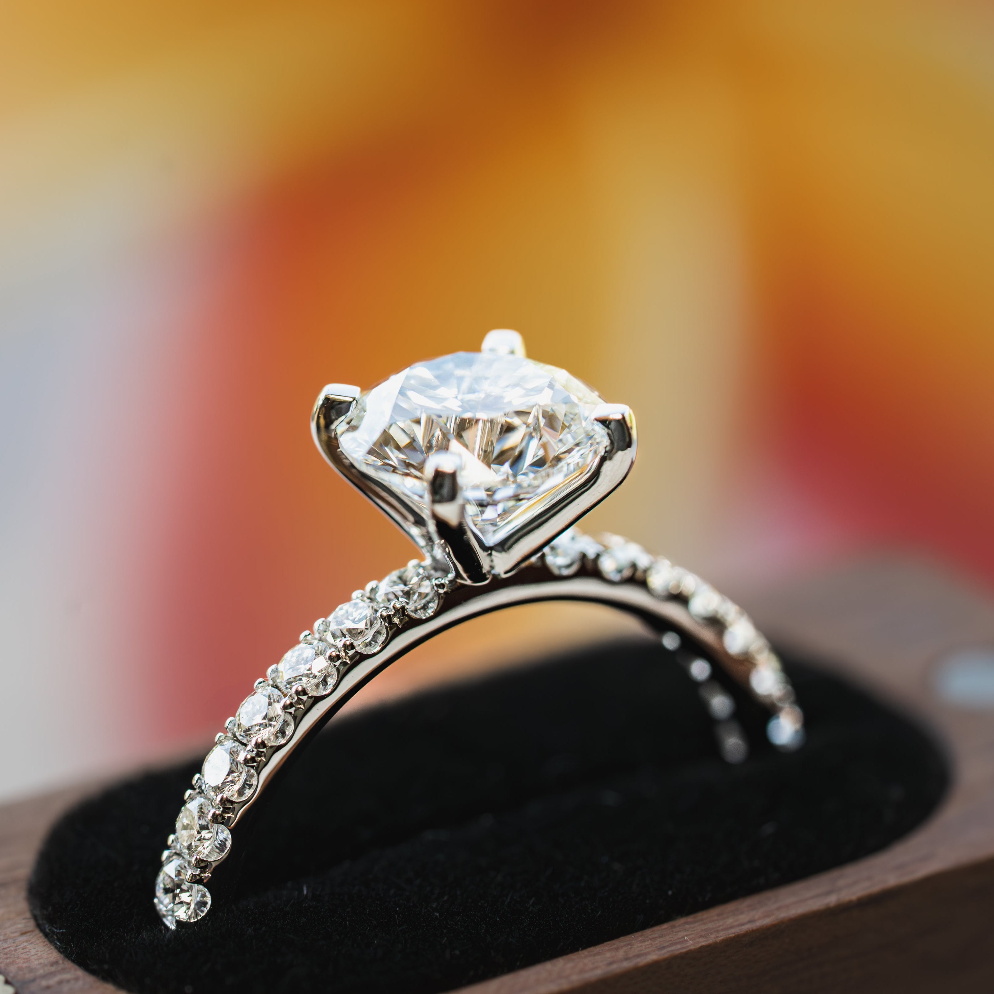 Diamond engagement ring kauai