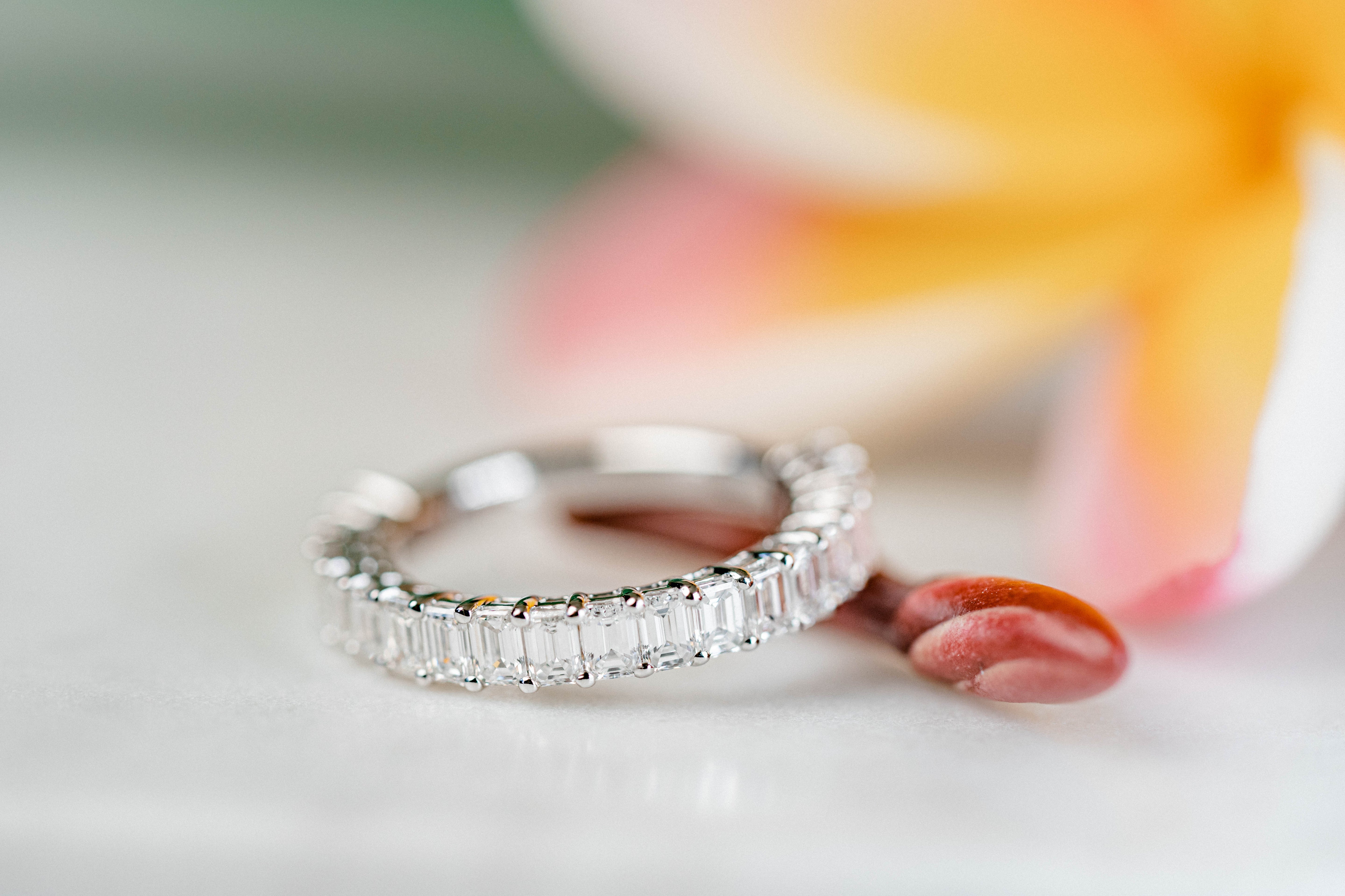 Custom Diamond Anniversary Semi Eternity Band