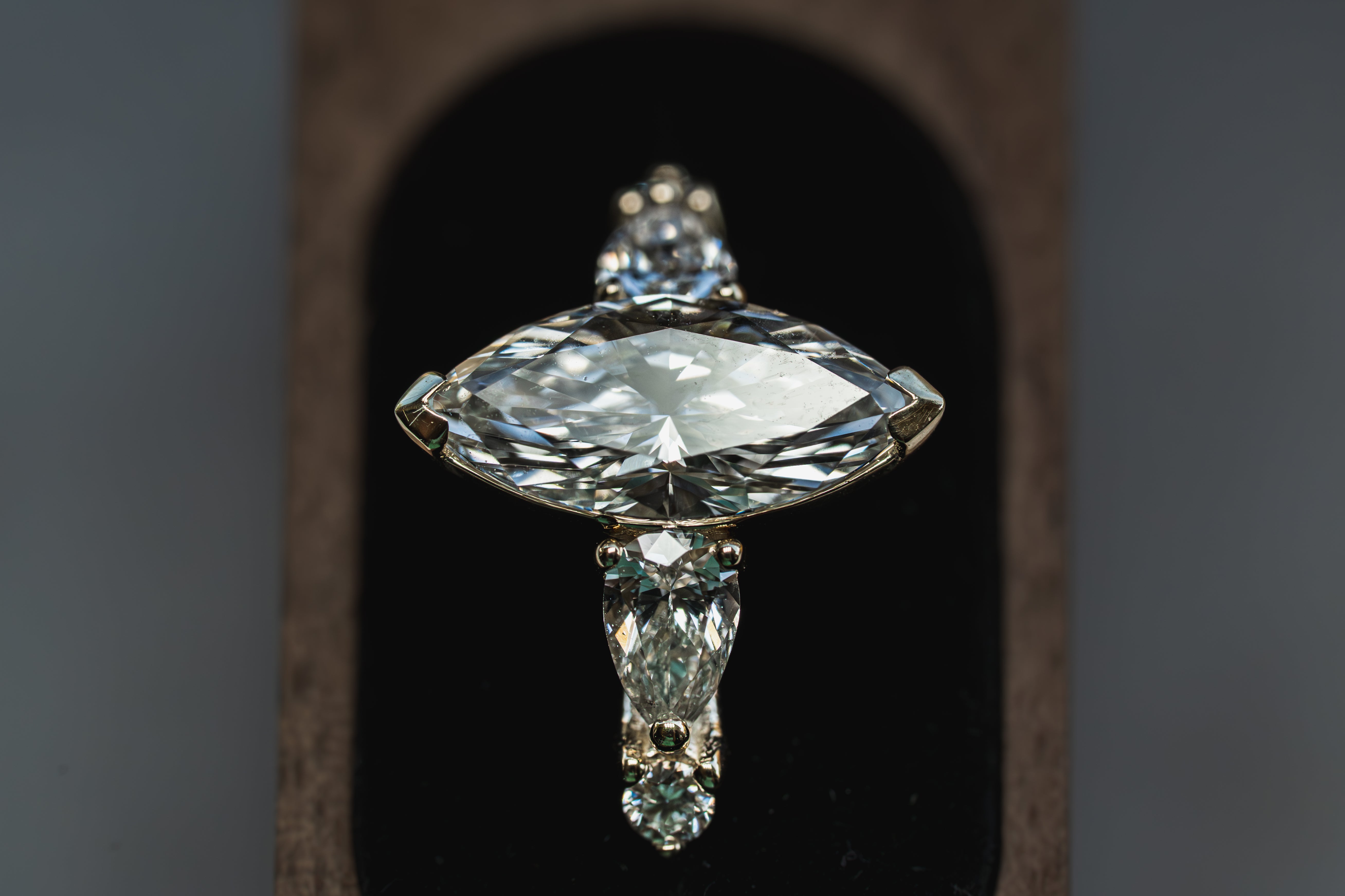 Custom Marquise Engagement Ring