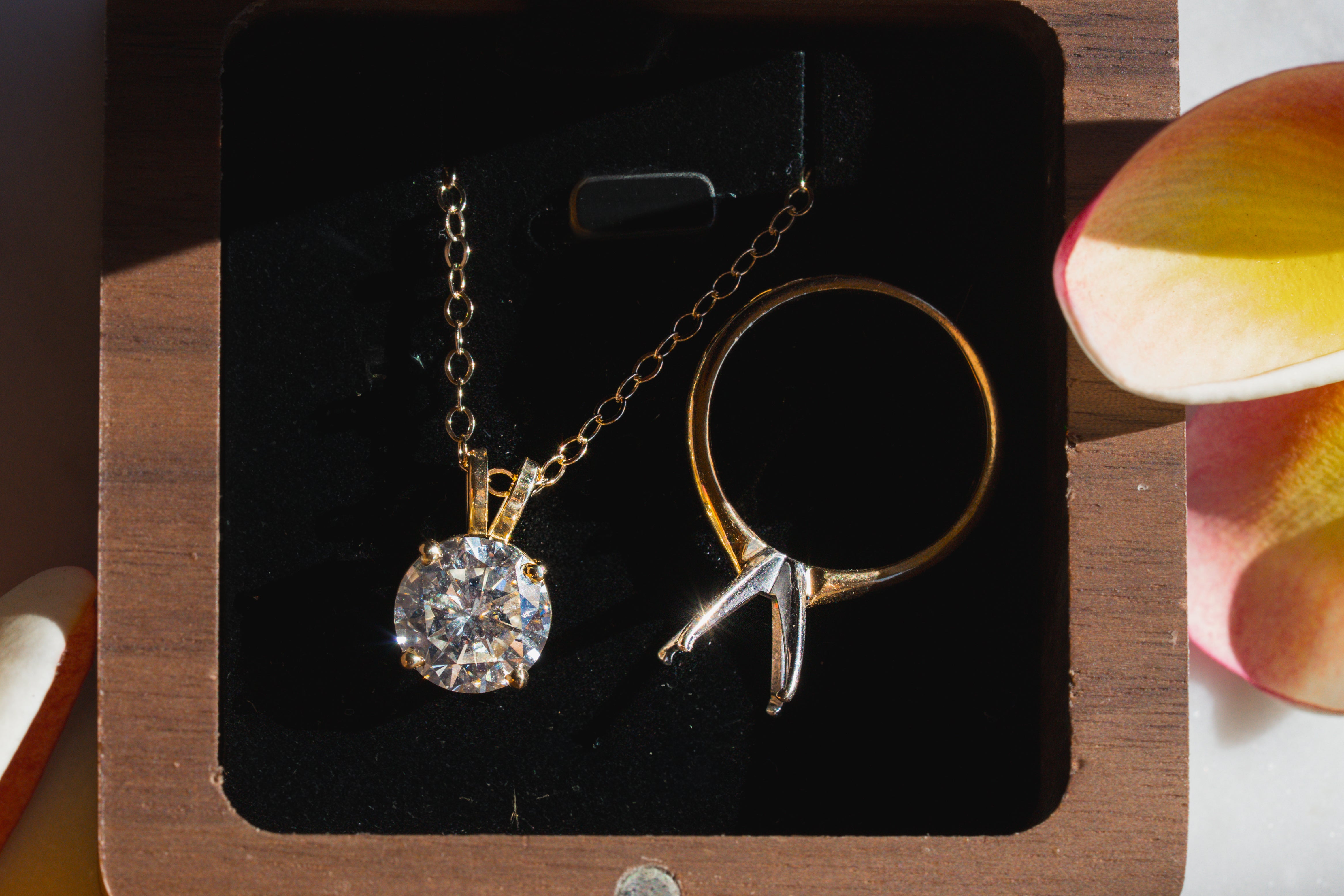Custom Redesigned 3.6 Carat Diamond Pendant and Chain with Extender