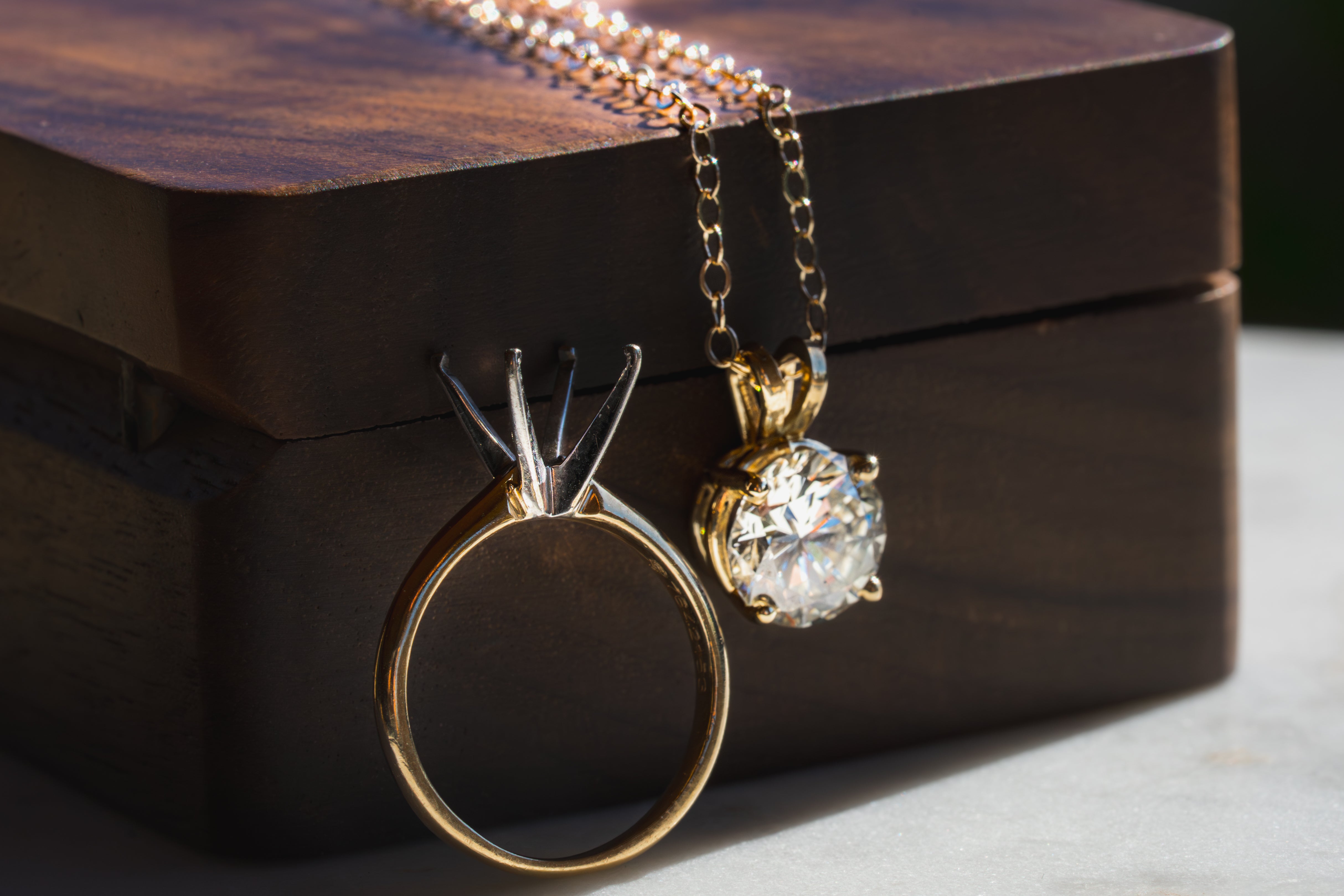 Custom Redesigned 3.6 Carat Diamond Pendant and Chain with Extender