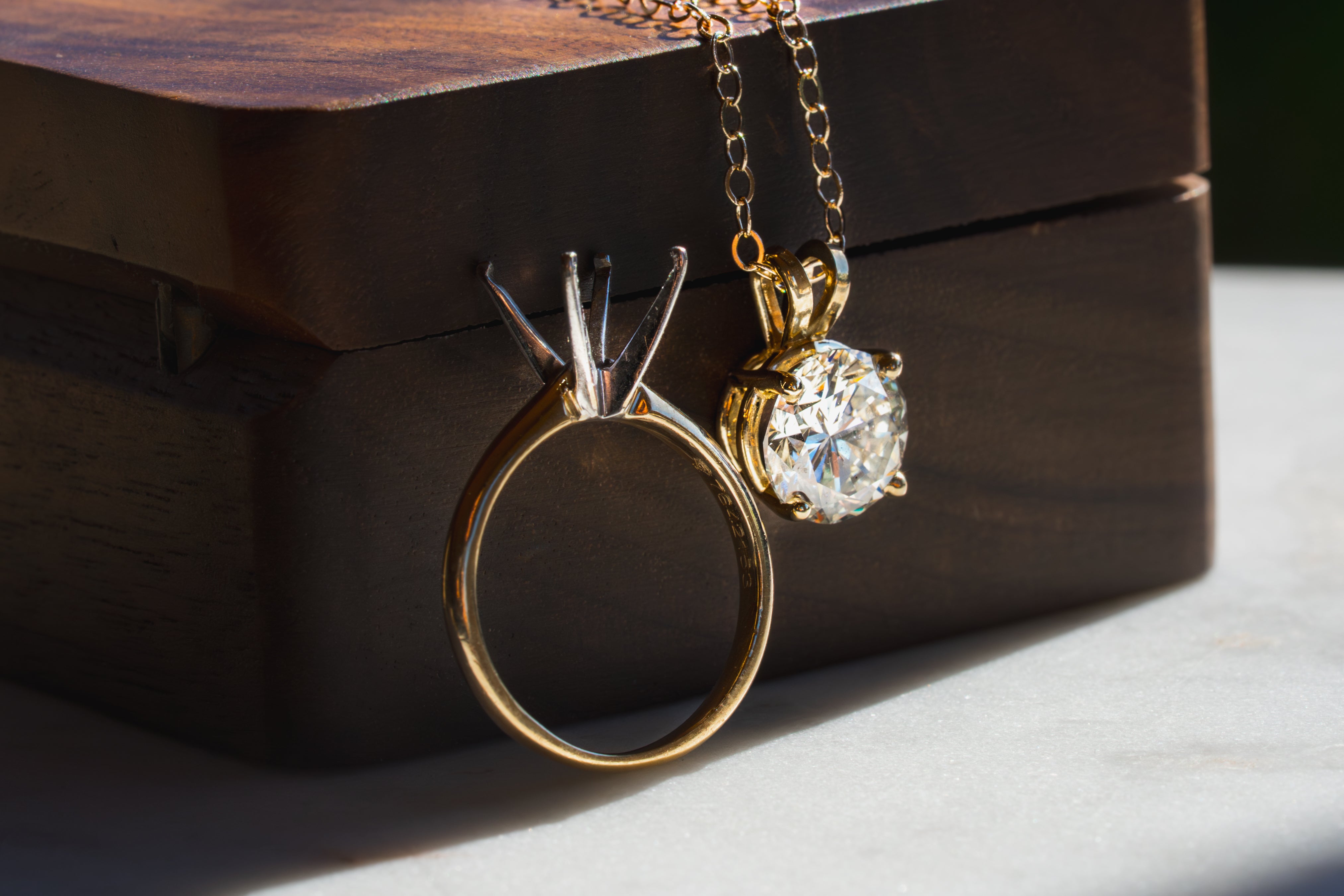 Custom Redesigned 3.6 Carat Diamond Pendant and Chain with Extender