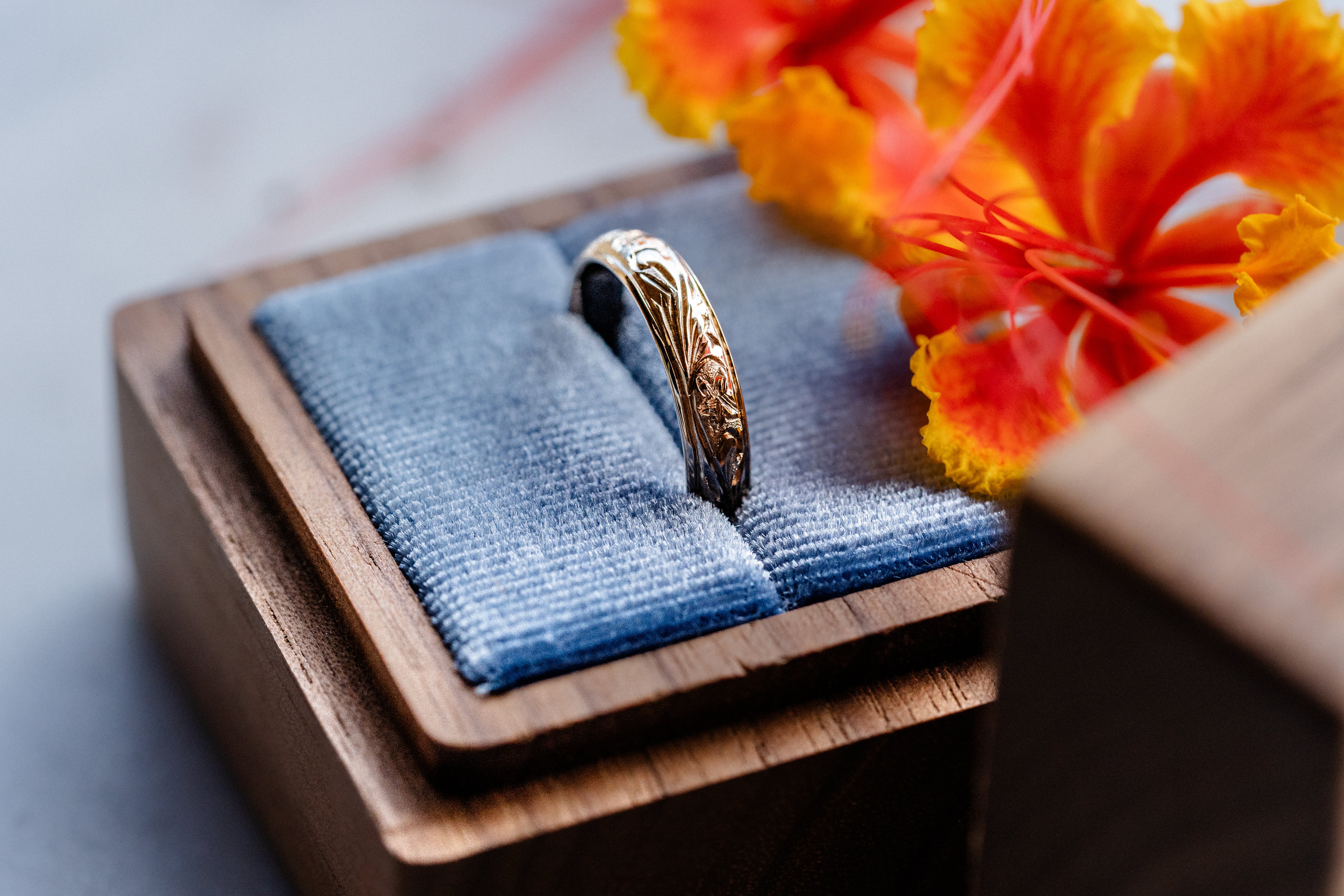 Custom Hawaiian Heirloom Wedding Band