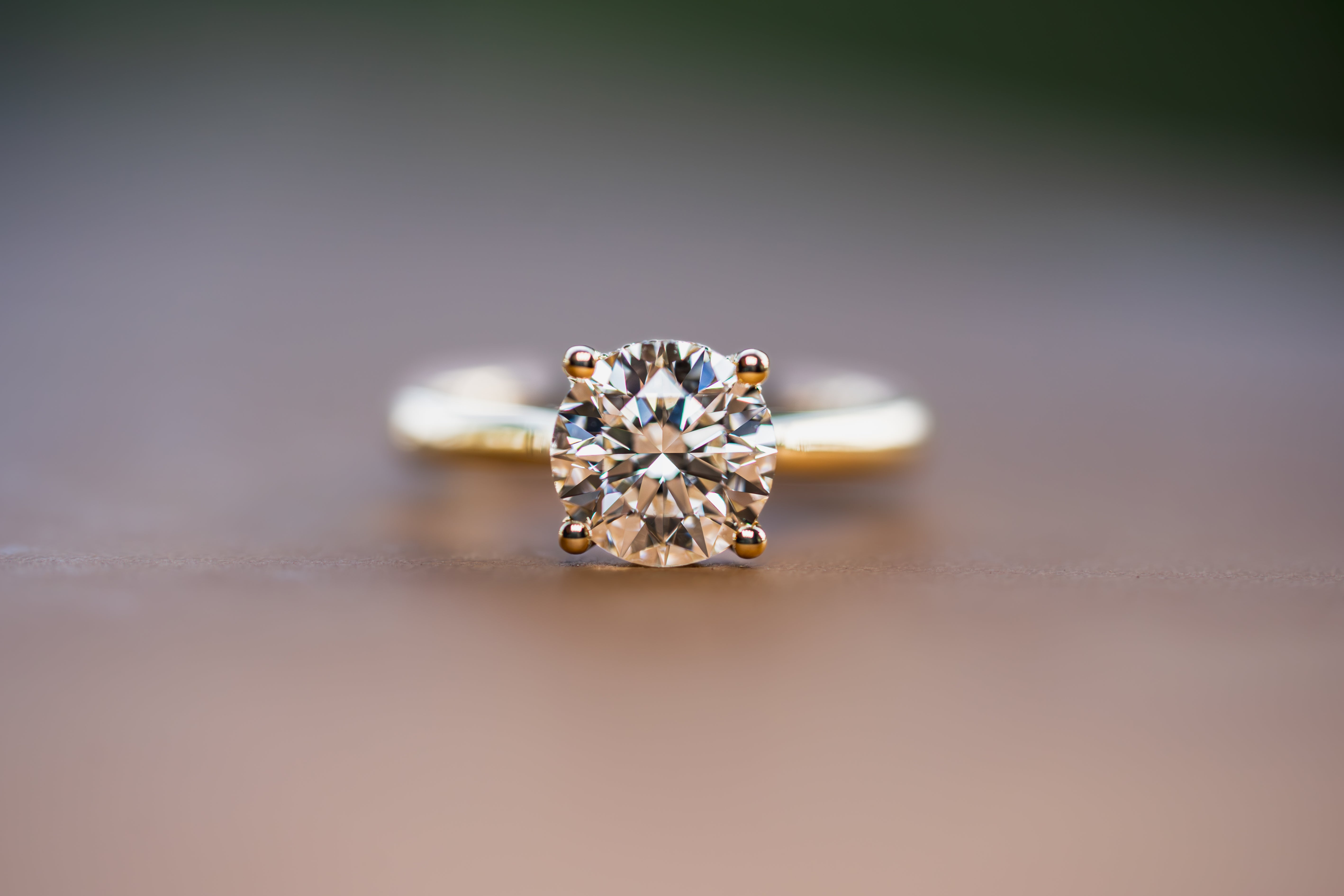 Custom Round Diamond Hidden Halo Engagement Ring