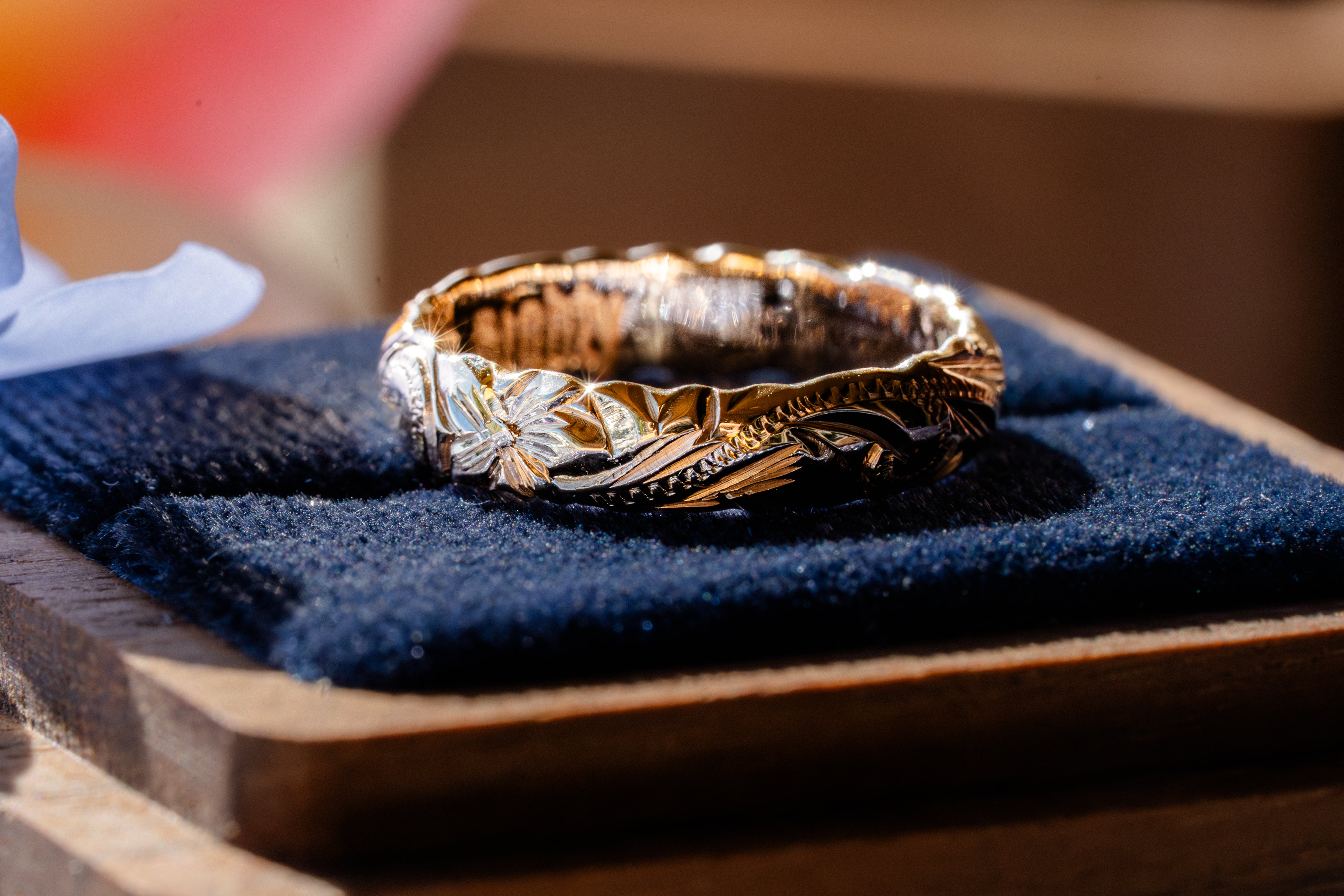 Custom Hawaiian Heirloom Wedding Band