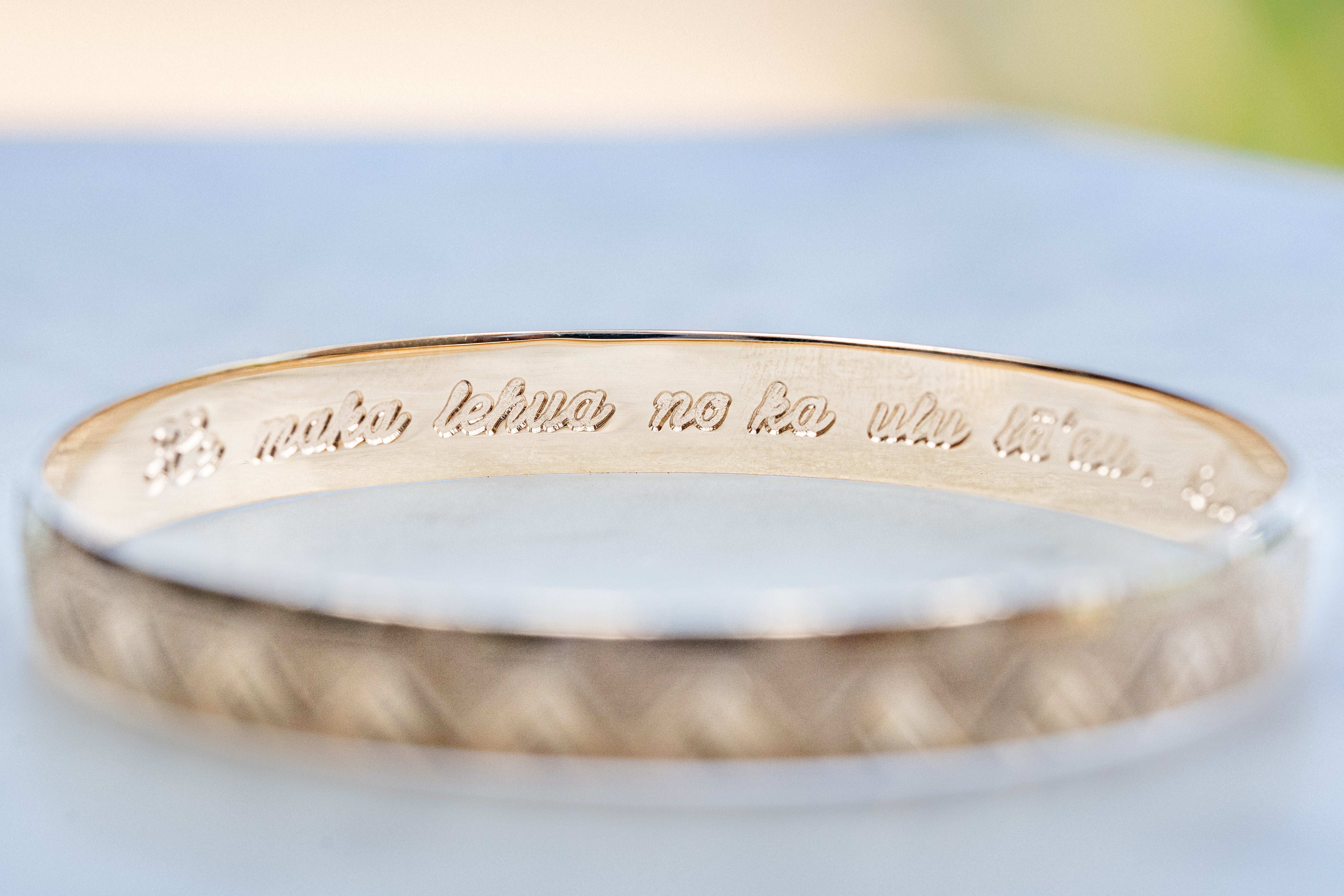 Custom Hawaiian Heirloom Bangle