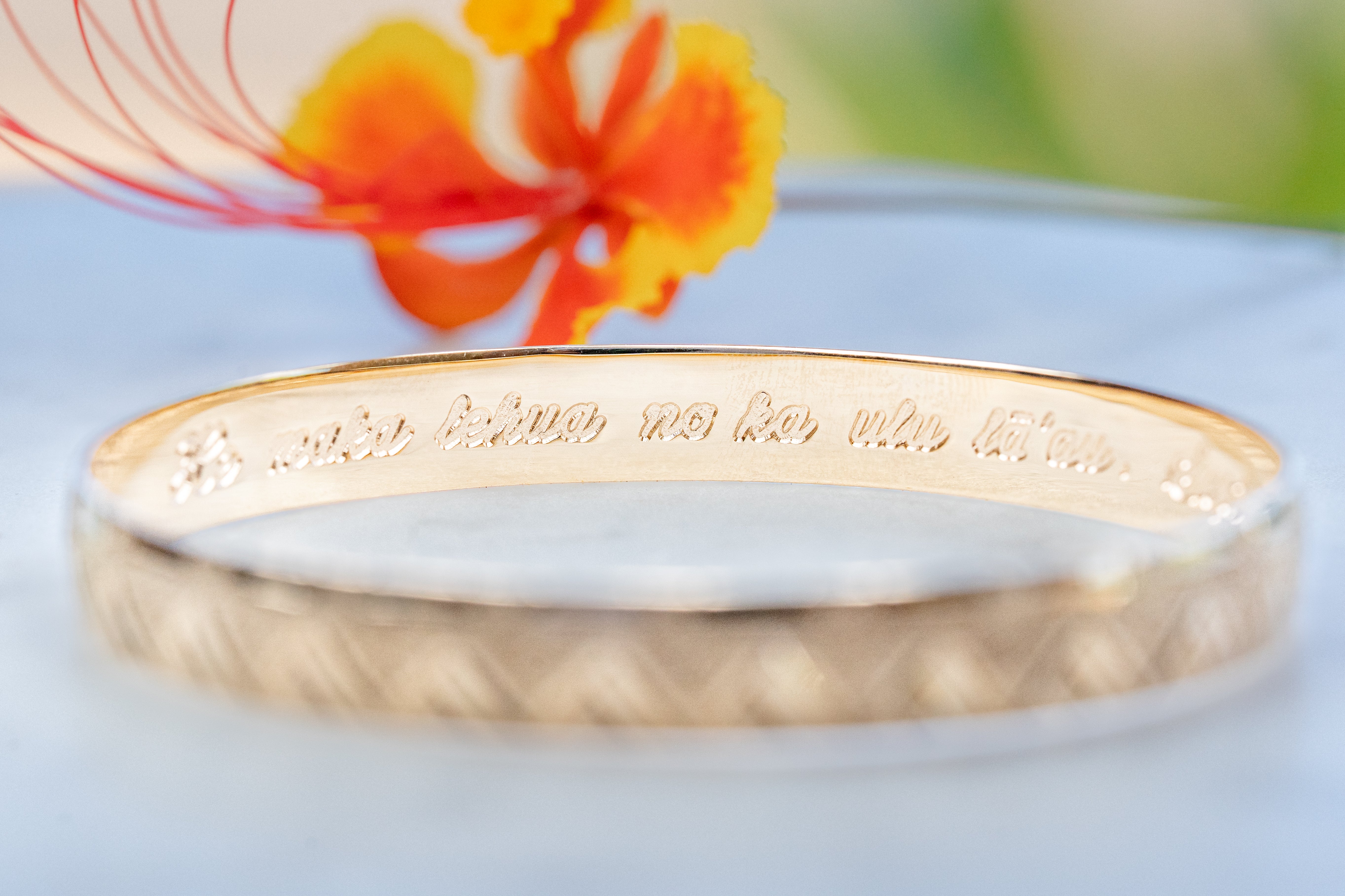 Custom Hawaiian Heirloom Bangle