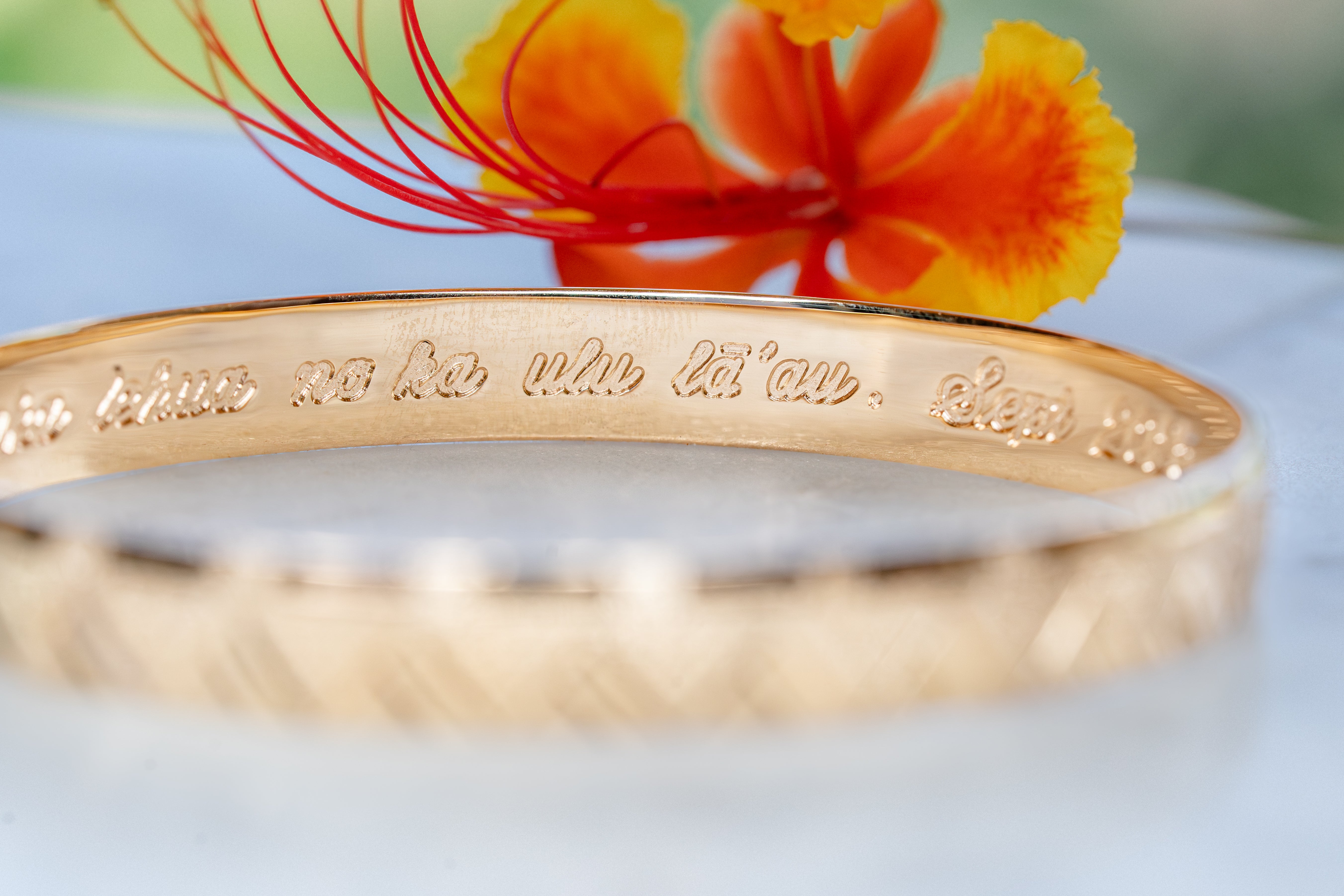Custom Hawaiian Heirloom Bangle