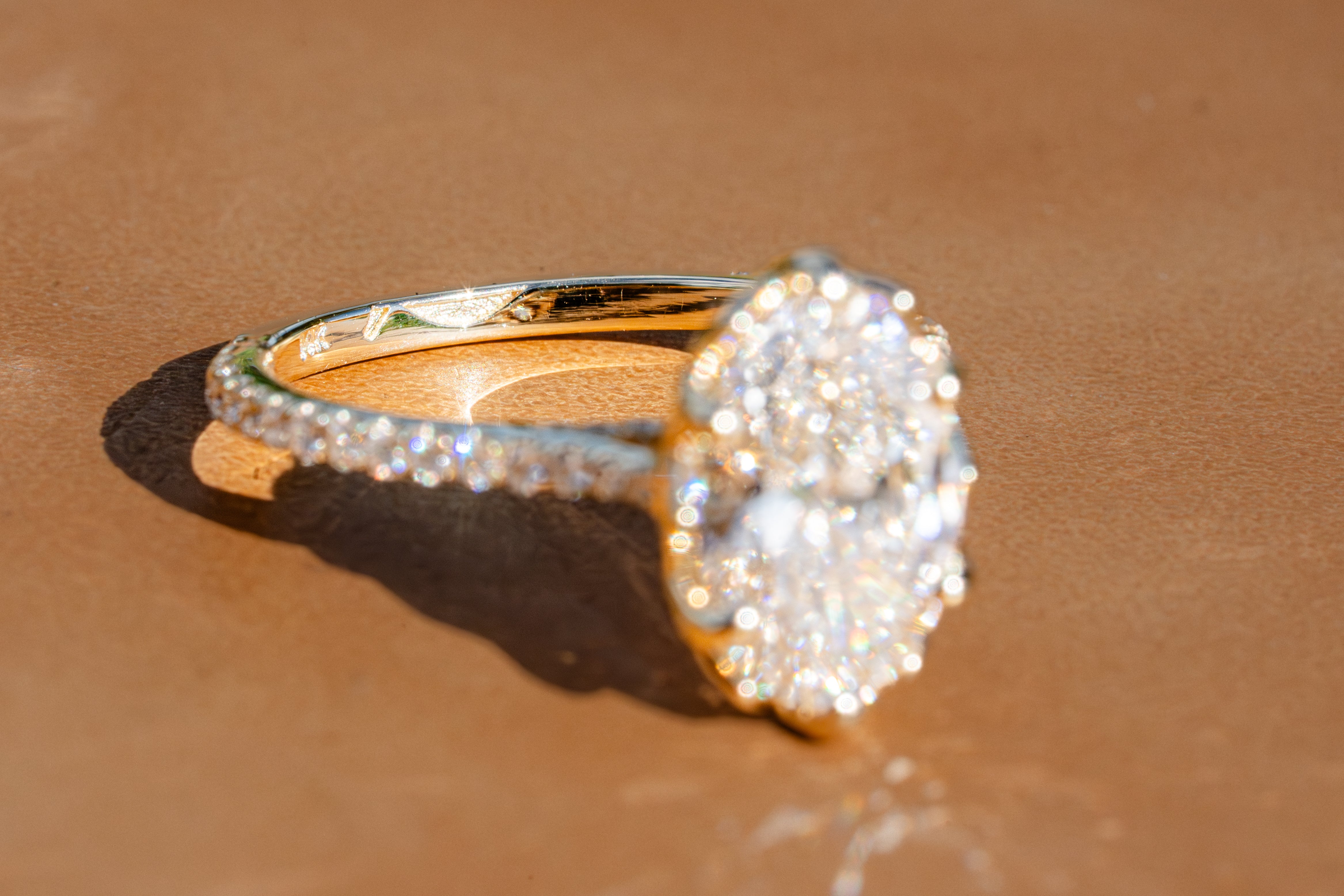 Custom Tulip Basket Wedding Set with Hidden Engraving