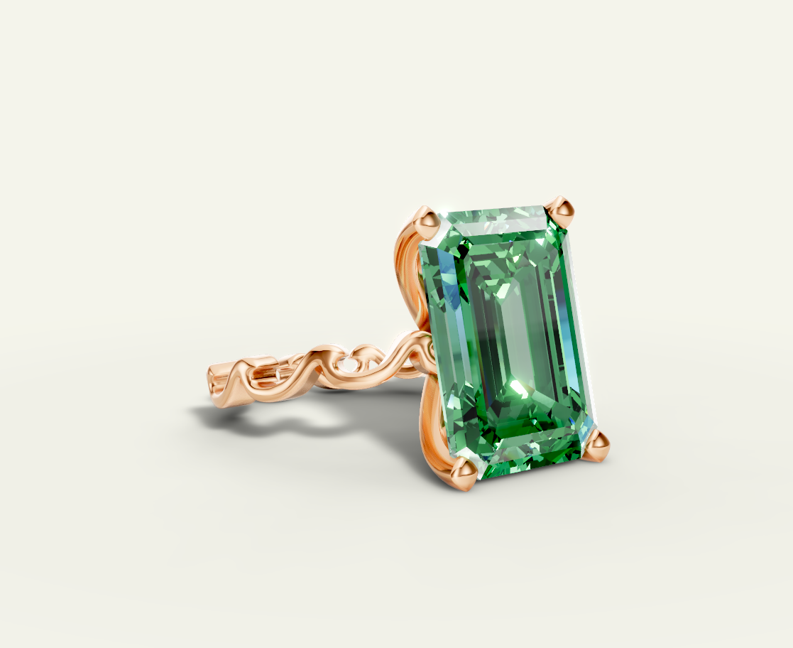 Golden Waves Ring